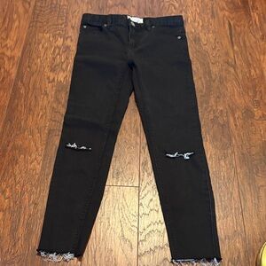 Free People black skinny pants